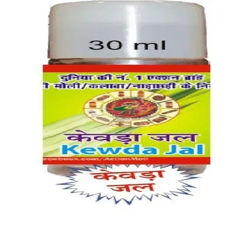 Action Kewda Jal for Pooja & Ritual Use – Indian Style – Achleshwar (₹30 per Bottle) - Achleshwar