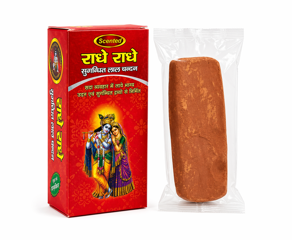 Radhey Radhey Scented Pure Red Gopi Chandan Tilak