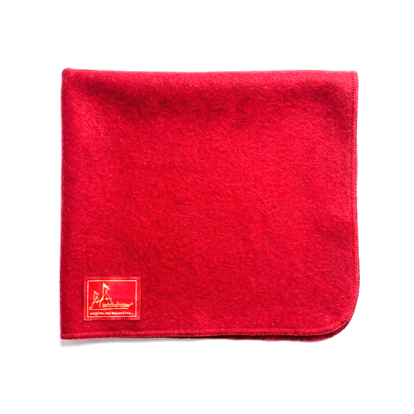 Red Woolen Pooja Aasan