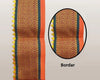 Pure cotton special dhoti set Orange/bhagwa colour along angvastra - Achleshwar