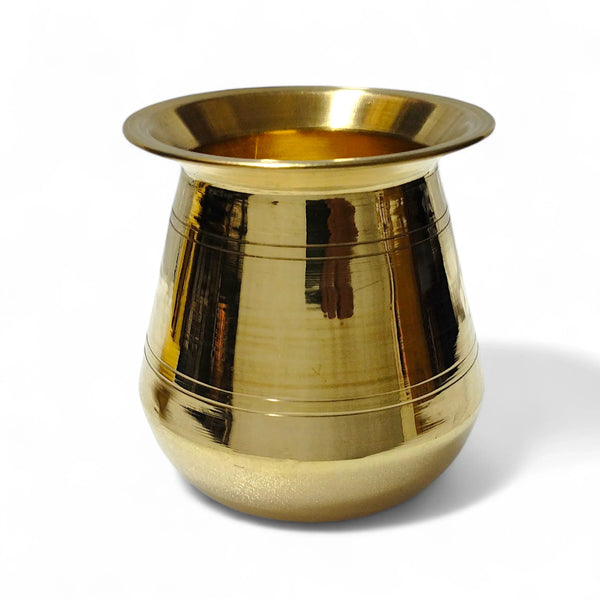 Pure Brass Lota Kalash For Puja And Drinking Water. - Achleshwar