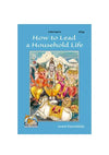 Blue book titled How to Lead a Household Life, Code 472, with devotional figures on cover