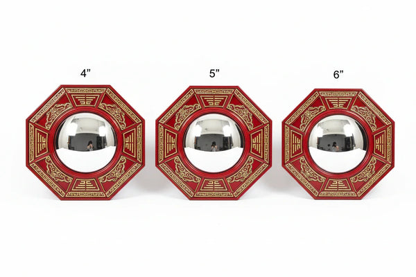 Vastu Bagua Pakua Convex Mirror for Home & Office | Feng Shui Pakua Mirror for Protection, Positivity & Energy Balance - Achleshwar