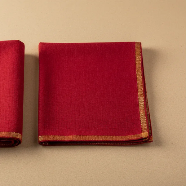 1 Meter Pooja Red Vastra for Mandir – Pure Cotton Temple Cloth / Achleshwar - Achleshwar