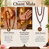 Original 5 Mukhi Rudraksha Mala 108+1 Beads for Daily Jaap Mala & Wearing by Girls Multiple Sizes | Achleshwar