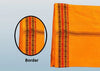 Regular unstiched dhoti cotton orange colour - Achleshwar