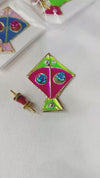 Miniature Kite Toy for Laddu Gopal | SmallAccessory for Bal Gopal Idol | Handmade Kite Prop for Krishna Idol Decor