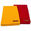 Handcrafted Pure Woolen Aasan Red & Yellow | Premium Reversible Meditation Mat for Pooja, Prayer, Yoga & Spiritual Sitting