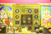 Sampurna Kaal Sarp Yantra gold plaque with engraved circular and geometric symbols