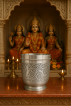 Premium Shine Brass Glass Silver (Box Packing)
