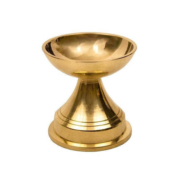 traditional brass diya