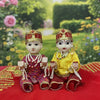 Gangour Kanu Ji Bhaya Ji Idol Set | Traditional Rajasthani Handmade Murti for Pooja - Achleshwar