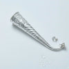 Silver Plated Gaumukhi Shringi for Abhishek – Traditional Shivling Pooja Accessory - Achleshwar