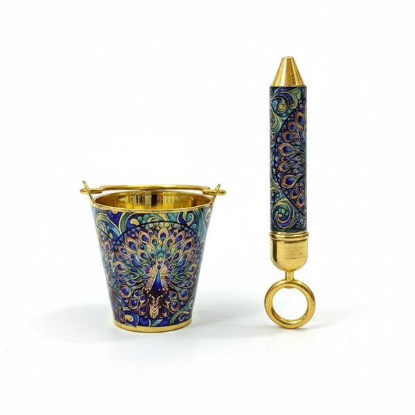 Bucket & Pichkari Set for Laddu Gopal Ji – Krishna Holi Celebration