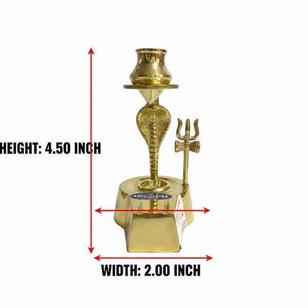 Ashtadhatu Jelhari Argha for Lord Shiva Lingam (Shivling) – Special Pooja Use – Achleshwar
