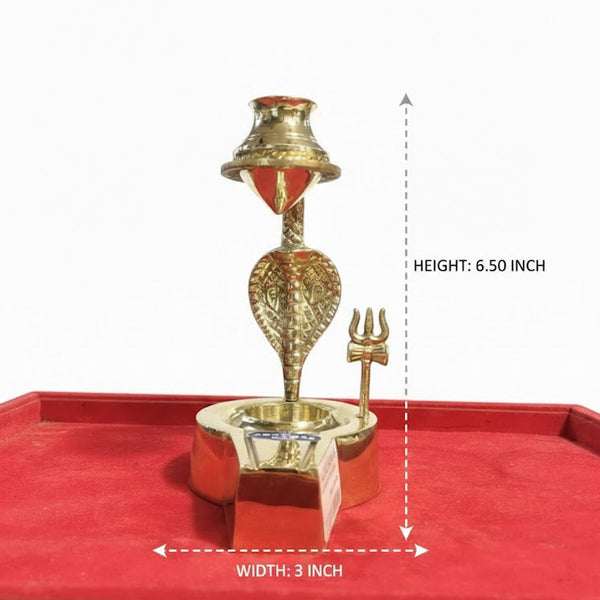 Ashtadhatu Jelhari Argha for Lord Shiva Lingam (Shivling) – Special Pooja Use – Achleshwar