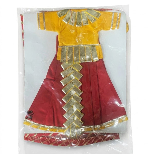 Gawar Mata (Gangour) Ji & Ishwar Ji Poshak Set – 7 Inch Festival Idol Outfit