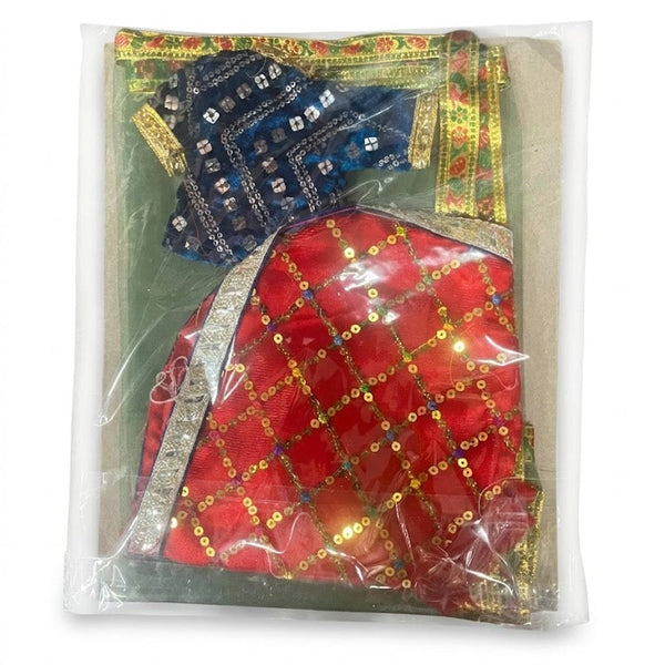 Gawar Mata (Gangour) Ji & Ishwar Ji Poshak Set – 7 Inch Festival Idol Outfit