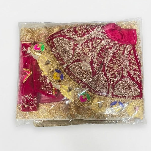 Gawar Mata Ji & Ishwar Ji Poshak Set – 9 Inch Festival Idol Outfit