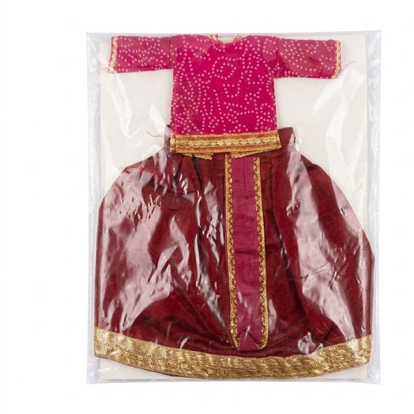 Gangour Mata (Gawar) Ji & Ishwar Ji Poshak Set – 13 Inch Festival Idol Outfit