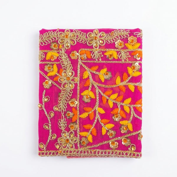 Mata Rani Chunri for Pooja – Devi Mata Chunni 6x18 Inch