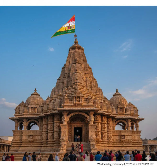 Baba Ramdev Flag | Printed Ramdev Ji Dwaj Jhanda – Achleshwar - Achleshwar