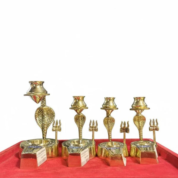 Ashtadhatu Jelhari Argha for Lord Shiva Lingam (Shivling) – Special Pooja Use – Achleshwar - Achleshwar